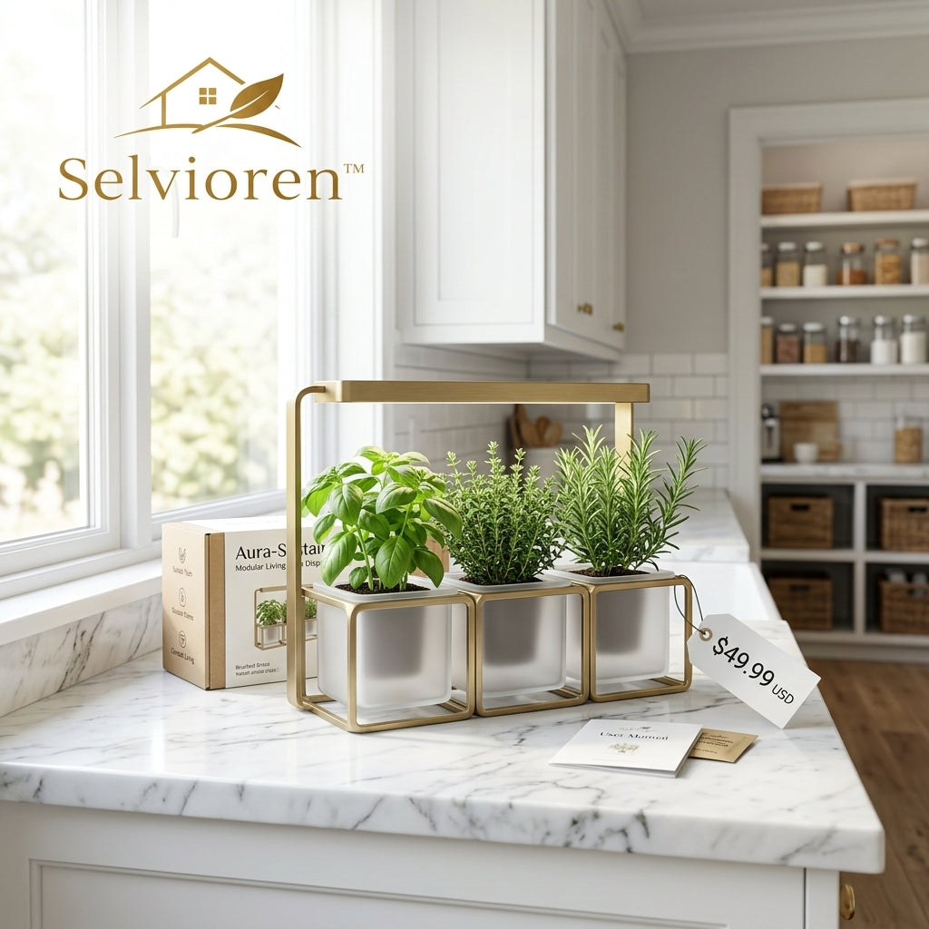 Selvioren™ Aura-Sustain Modular Plant Display